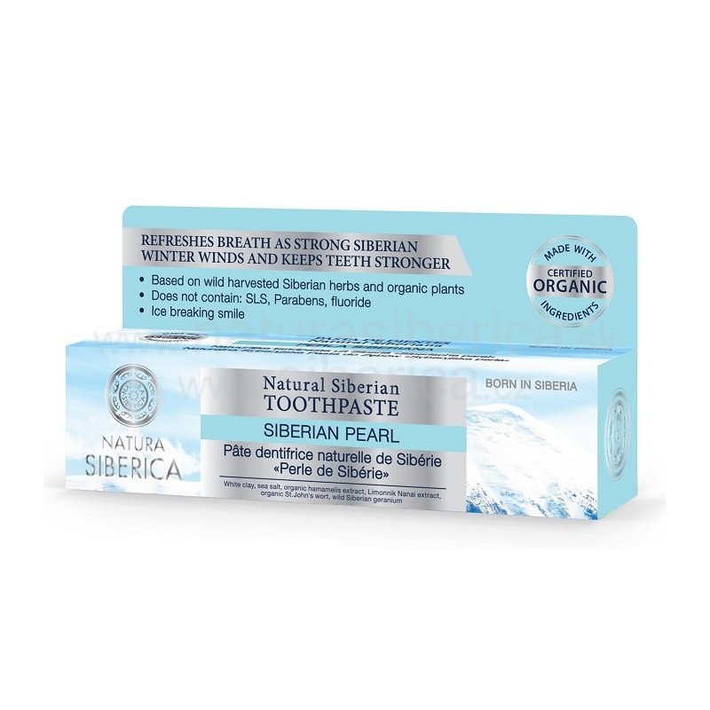 Prírodná sibírska zubná pasta - Sibírska perla 100ml