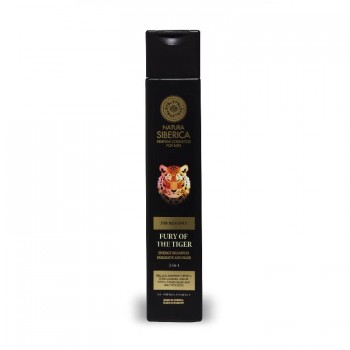 Natura Siberica Energizující šampón 2v1 Zúrivosť tygra 250 ml