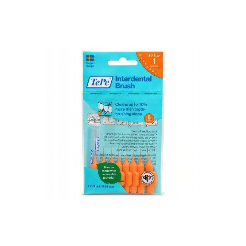 TePe Interdental medzizubné kefky 8ks 0,45mm