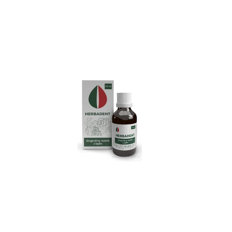 Gingiválny roztok z bylín 25 ml Herbadent