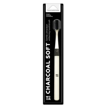WOOM SOFT Charcoal zubná kefka