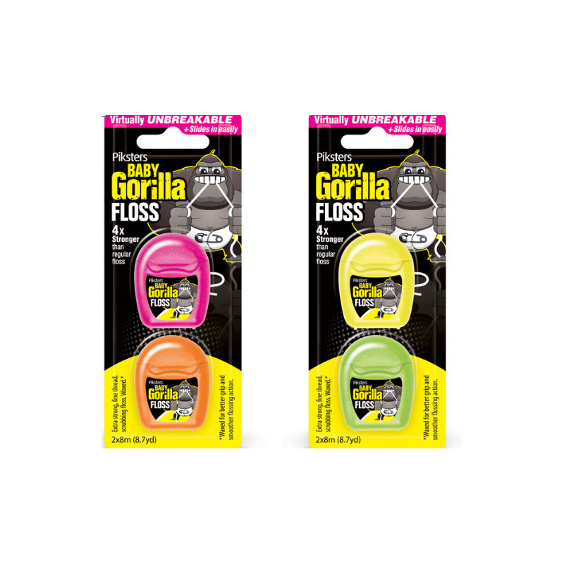 Piksters Baby Gorilla dentálna niť 2 ks