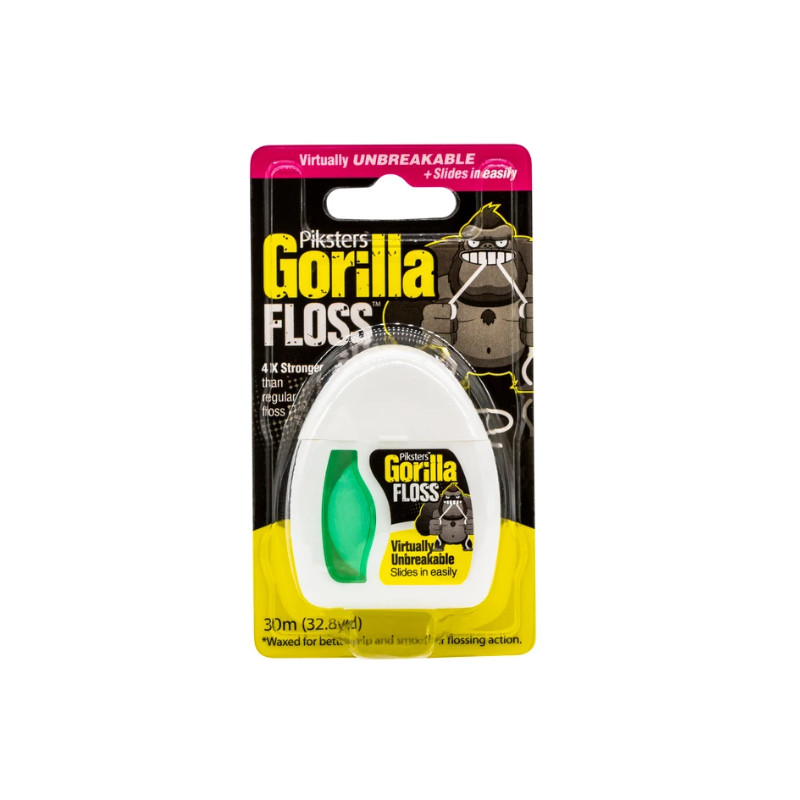 Piksters Gorilla Floss 30 m - voskovaná dentálna niť