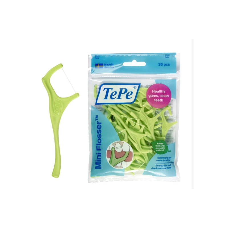 TePe Mini Flosser – zubná niť v mečíku 36 ks